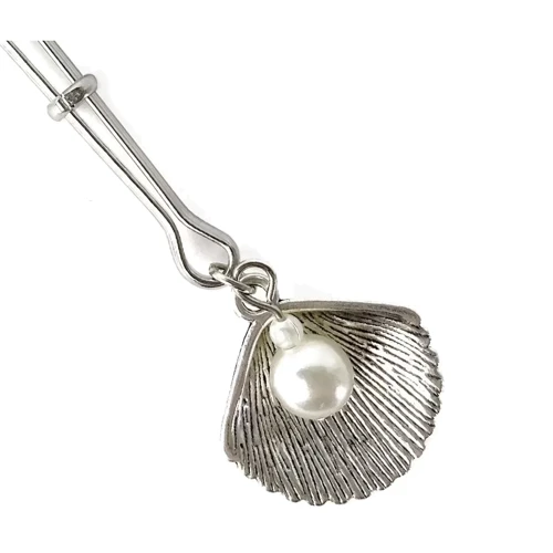 Зажим для клитора Art of Sex Clit Clamp Silver Pearl