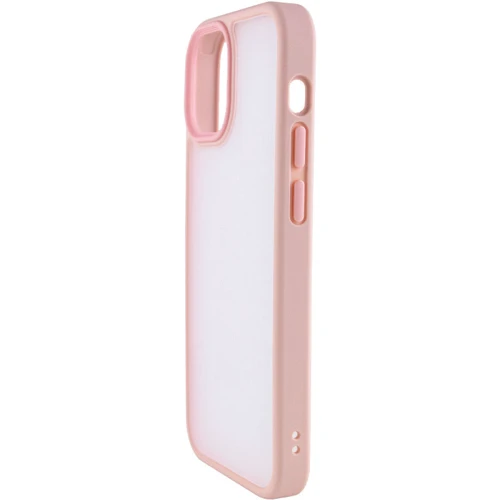 Чохол для iPhone Mobile Case TPU+PC Metal Buttons Pink for iPhone 13: Матеріали поликарбонат и полиуретан