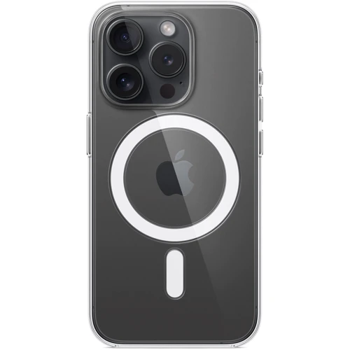 Чохол для iPhone Apple iPhone 15 Pro Clear Case with MagSafe (MT223ZM/A): Тип чохла накладка на заднюю часть