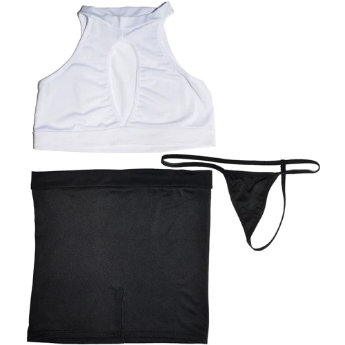 Игровой костюм Секретарша NDS 8054 White/Black M/L (23590)