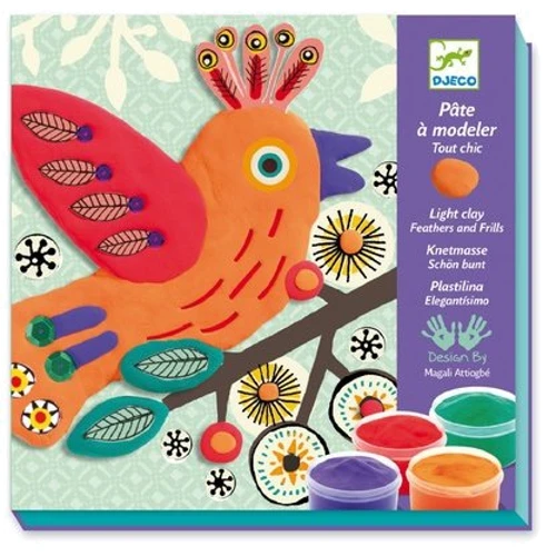 Художній комплект Djeco Пластилінова Птах Шик (DJ08912)