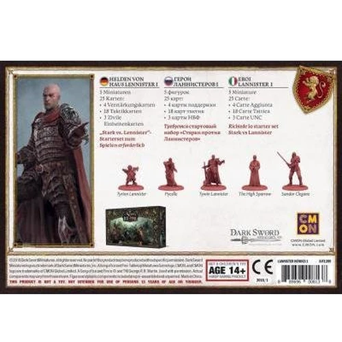 Настольная игра Hobby World Песнь Льда и Огня: Набор Герои Ланнистеров I (SIF1209) фото 9