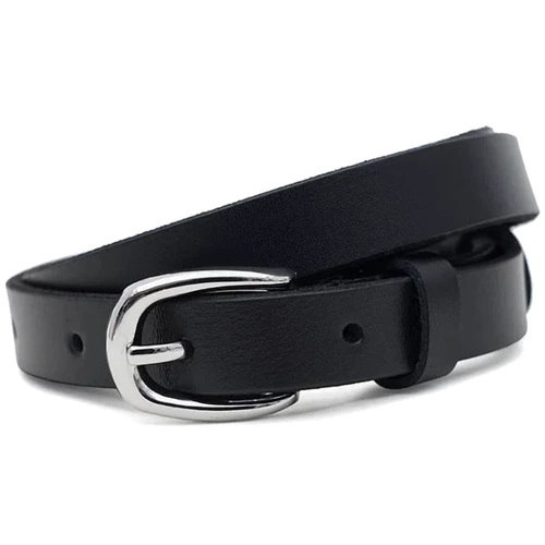 Женский ремень Borsa Leather черный (100v1genw54-black)