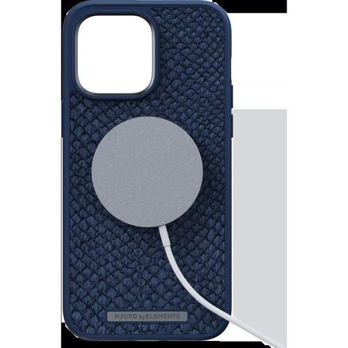 Чехол для iPhone Njord Salmon Leather MagSafe Case Blue (NA43SL01) for iPhone 14 Pro фото 8