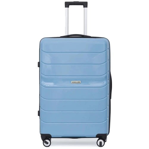 Чемодан Semi Line 30" (L) Blue (T5616-3) (DAS302313): Фактура Гладкая