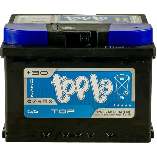 Topla 6СТ-62 АзЕ TOP Euro (TST-T62-0)