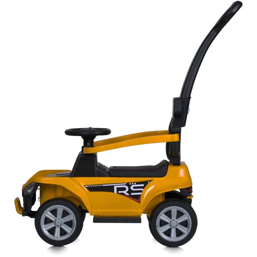 Детский электромобиль-толокар 2в1 Bambi желтый (M 5764EBLR-6)