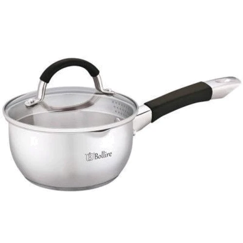 Ківш Bollire BR 2401, з кришкою зі зливом d 16 см, 1.4 л