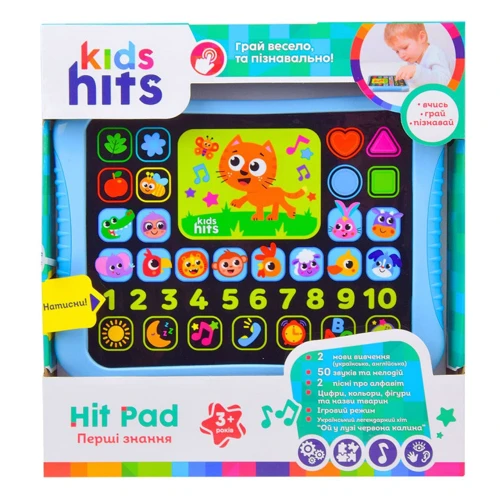 Планшет Kids Hits Первые знания (KH01-002): Возраст от 3-х лет