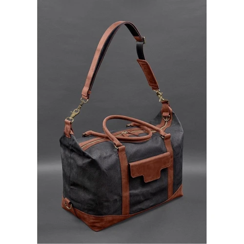 Дорожная сумка BlankNote светло-коричневая (BN-BAG-53-k-kr): Тип ручки Со съемным ремнем, С двумя ручками, Плечевой ремень, Короткая ручка