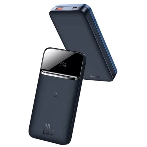 Внешний аккумулятор Baseus Power Bank 10000mAh Magnetic Wireless 20W Blue (PPCX010201) фото 8