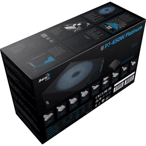 Блок живлення Aerocool P7-650W Platinum фото 10
