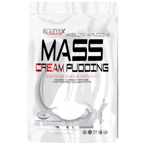 Гейнер Blastex Mass Cream Pudding 1000 g / 12 servings/ White Chocolate