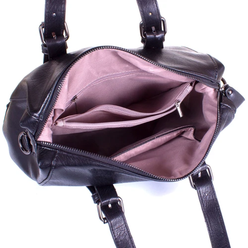 Женская сумка тоут Amelie Galanti черная (A976048-black): Застежка Молния