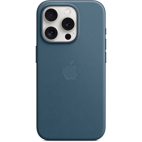 Чохол для iPhone Apple iPhone 15 Pro FineWoven Case with MagSafe - Pacific Blue (MT4Q3ZM/A)