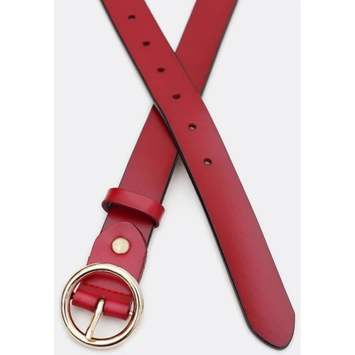 Женский ремень Borsa Leather красный (CV1ZK-037r-red): Пол Женский
