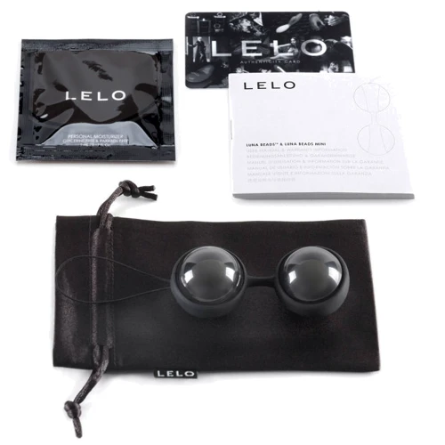Вагинальные шарики LELO Luna Beads Noir, 3 см