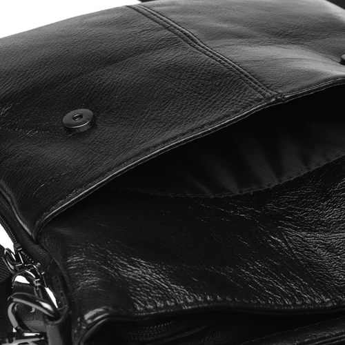 Мужская сумка планшет Keizer черная (K18232-black): Застежка Молния