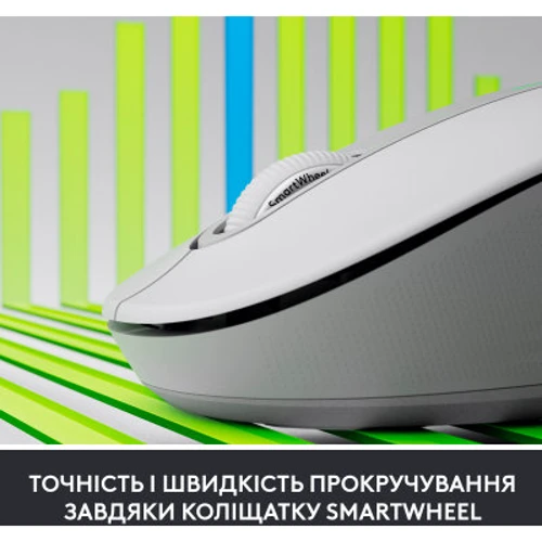 Мышь Logitech Signature M650 L Wireless Mouse for Business Off-White (910-006349): Максимальное разрешение сенсора, dpi 2000