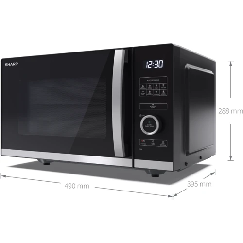 Микроволновая печь Sharp YC-QS254AE-B: Наличие гриля нет