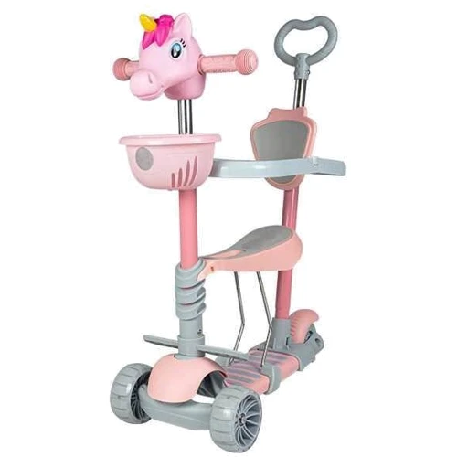 Самокат Best Scooter розовый (S-74565)