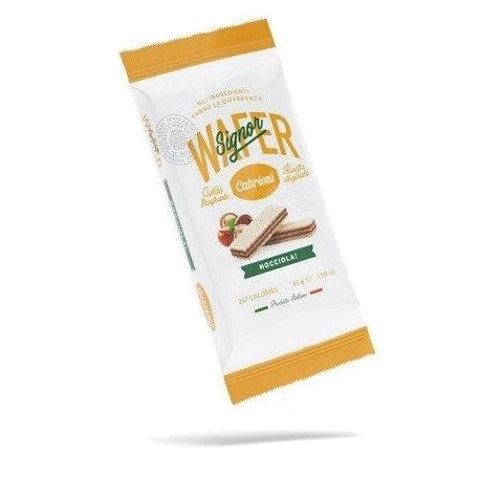 Вафли Cabrioni Wafer Nocciola (225 г) (WT3323): Вес нетто 225 г