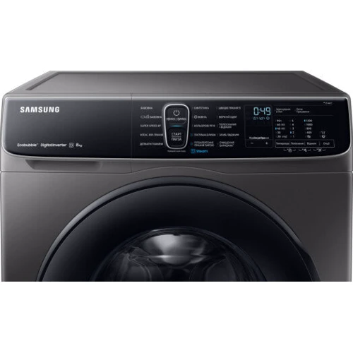 Стиральная машина Samsung WW80AFS26AX/UA: Загрузка белья (стирка), кг 8