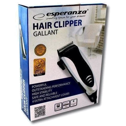Машинка для стрижки (триммер) Esperanza EBC005 Gallant: Материал лезвий сталь