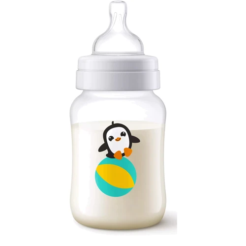 Бутылочка для кормления Philips AVENT Anti-colic Пингвин 260 мл (SCF821/13)