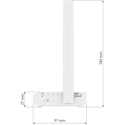 Маршрутизатор Wi-Fi Keenetic Starter (KN-1112): Антенна 2 внешние