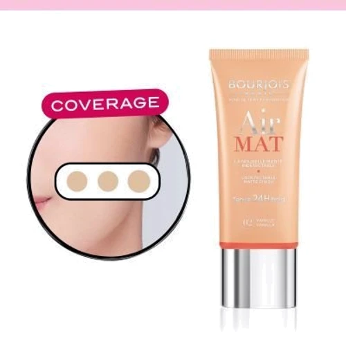 Bourjois Air Mat 24H №02 Vanilla Тональный крем 30 ml: Класс косметики Масс-маркет