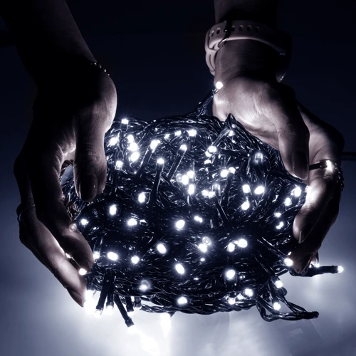 Гирлянда Springos уличная 15 м 300 LED холодный теплый (CL0320): Тип Линейная