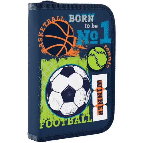 Пенал твердый одинарный без клапана 1 Вересня HP-02 "Football winner" (532705)