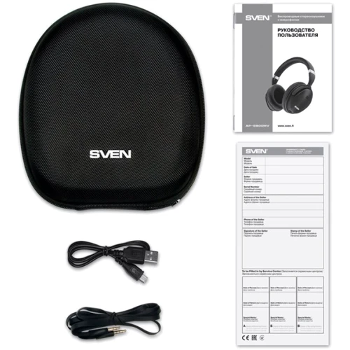 Наушники SVEN AP-B900MV Bluetooth Black: Тип излучателя динамический