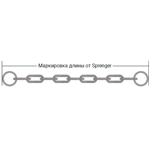 Ошейник для собак Sprenger Collar Long Link длинное звено 3 мм куроган сталь 57 см (56011): Цвет золотой