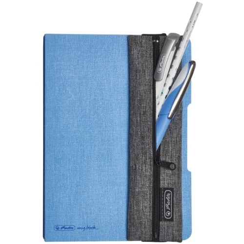 Пенал Herlitz Bookmark 2в1 Grey Melange с креплением-закладкой для книг (50033287): Год выпуска коллекции 2021