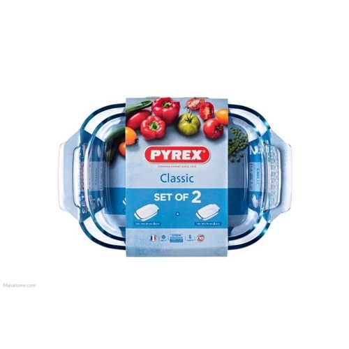 Набір форм Pyrex CLASSIC 2предметов скл прямокутний 35х23, 30х19см (912S967): Діапазон температур, ° C Від -40 до +300