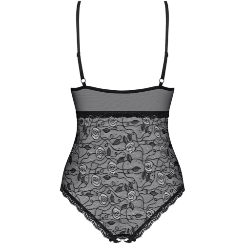 Боди Obsessive 818-TED-1 black S/M