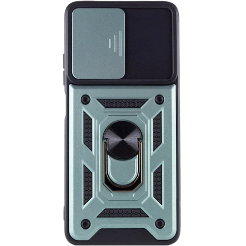 Чехол для телефонов Mobile Case Camshield Serge Ring Green for Xiaomi Redmi 13 4G / Poco M6 4G: Материал TPU (термополиуретан) и поликарбонат