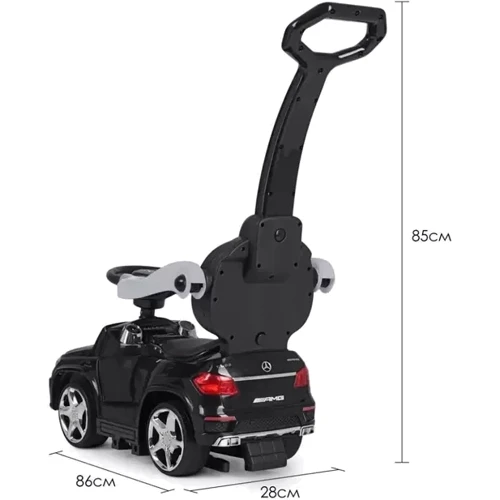 Каталка-толокар Bambi 3 в 1 M 3186L-2 Черная