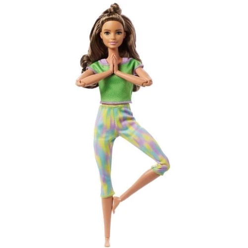 Кукла Barbie Made to move Шатенка (GXF05) фото 5