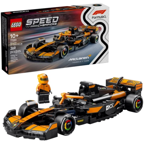 Конструктор LEGO Speed Champions Автомобиль для гонок McLaren F1® Team MCL38 269 элементов (77251): Серия Speed Champions