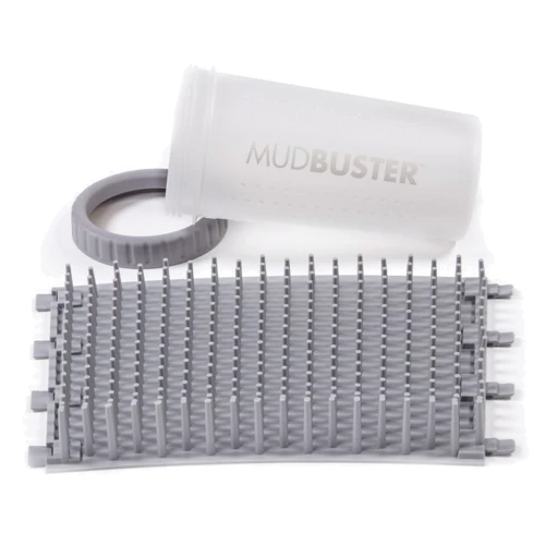 Лапомойка Dexas MudBuster Lidded Pro для собак большая светло-серая (PW720429): Цвет серый