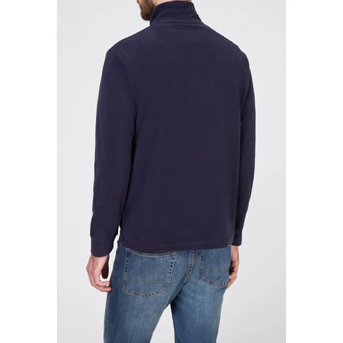 Толстовка CMP Man Fleece Sweat (3G28037N-N950) 56 темно-синяя: Вид Толстовки
