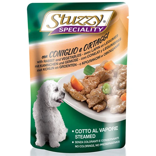 Корм для собак Stuzzy Speciality Dog Rabbit Vegetables кролик с овощами в соусе, пауч, 100г