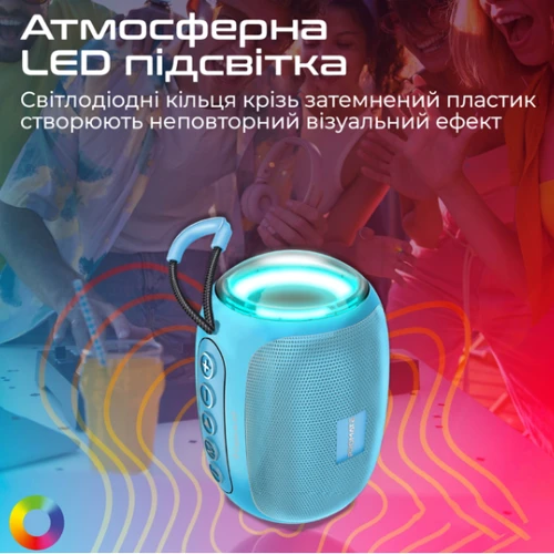 Акустика Promate Capsule-3 Blue (capsule-3.blue): Совместимость Android, iPad, iPhone, iPod