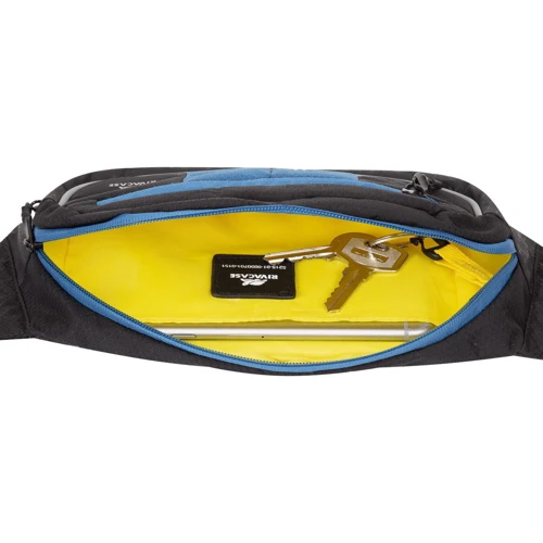 Сумка на пояс RivaCase черная (5215 (Black/blue)): Вес 0.16 кг