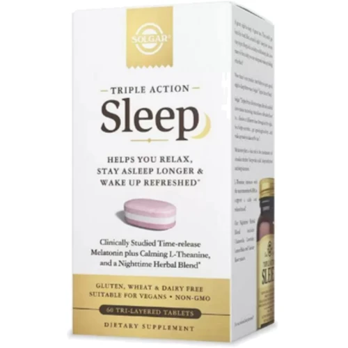 Solgar Triple Action Sleep Формула для сна 60 таблеток