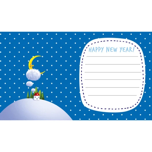 Holiday Cards (25 новогодних открыток-раскрасок): Количество страниц 25