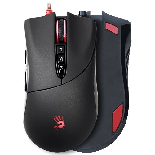 Мышь A4Tech Bloody V3M Black: Интерфейс подключения проводная USB